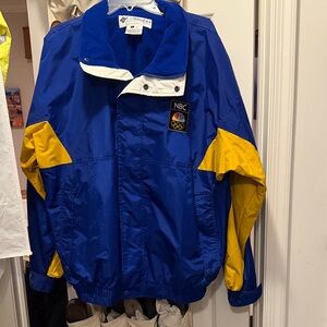Columbia Brand Blue and Yellow NBC Olympics Jacket